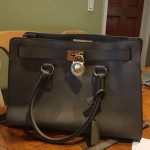 Michael Kors Saffiano Leather Hamilton Tote